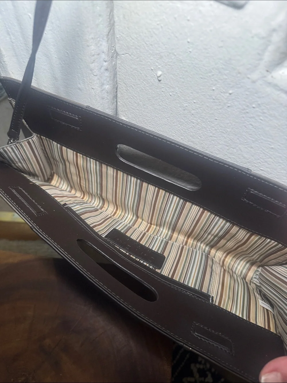 Metallic Bronze Wristlet Crossbody